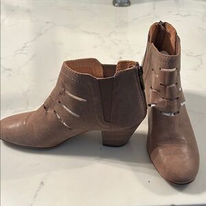 Aquatalia Taupe Ankle Booties